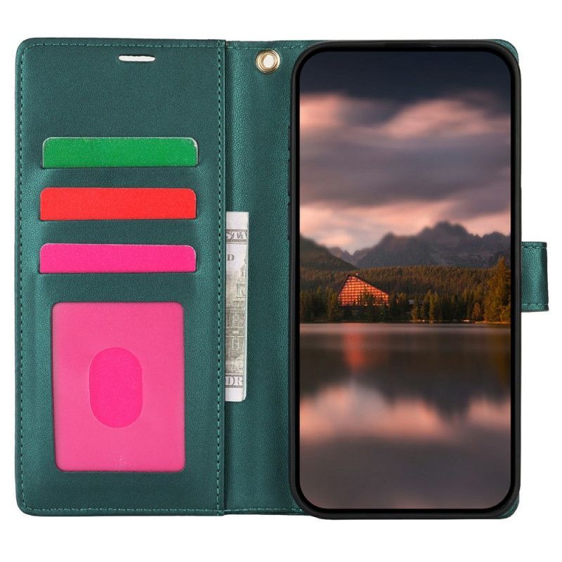 Housse Samsung Galaxy S25 5G Empreinte Florale à Lanière