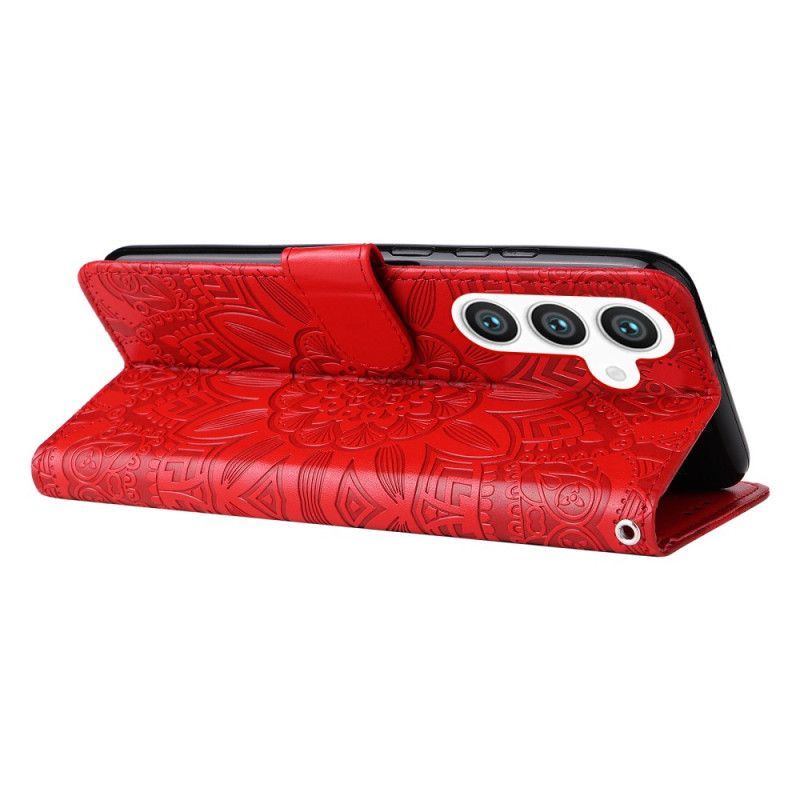 Housse Samsung Galaxy S25 5G Mandala à Lanière