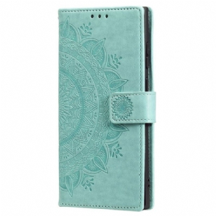 Housse Samsung Galaxy S25 5G Mandala Soleil à Lnaière