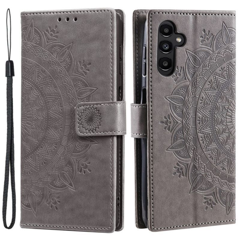 Housse Samsung Galaxy S25 5G Mandala Soleil à Lnaière