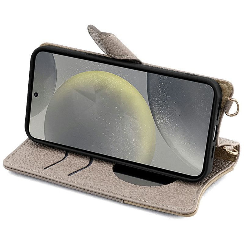 Housse Samsung Galaxy S25 5G Miroir et Chaîne