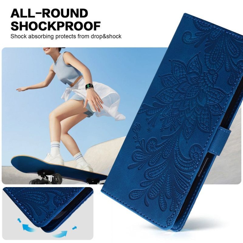 Housse Samsung Galaxy S25 5G Motif Floral Dentelle