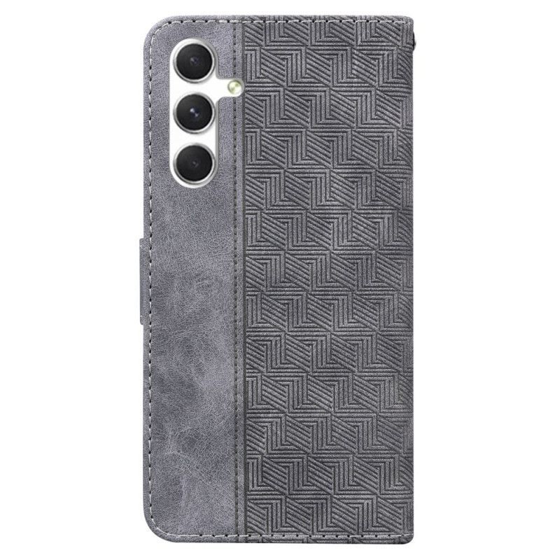 Housse Samsung Galaxy S25 5G Motif Tissé à Lanière