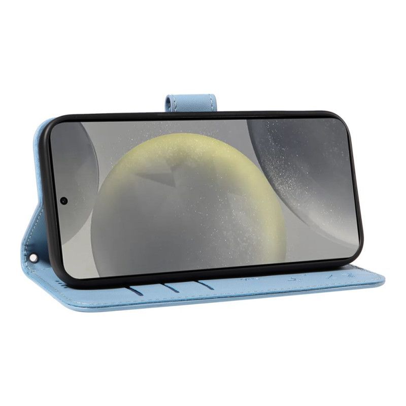 Housse Samsung Galaxy S25 5G Pissenlit à Lanière