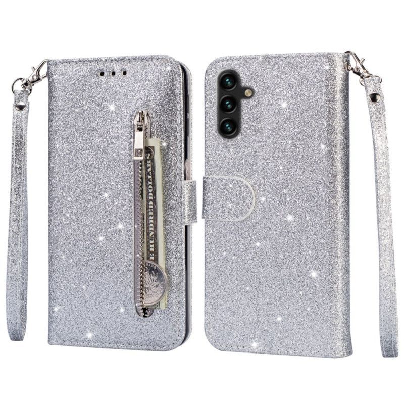 Housse Samsung Galaxy S25 5G Porte-Monnaie Paillettes