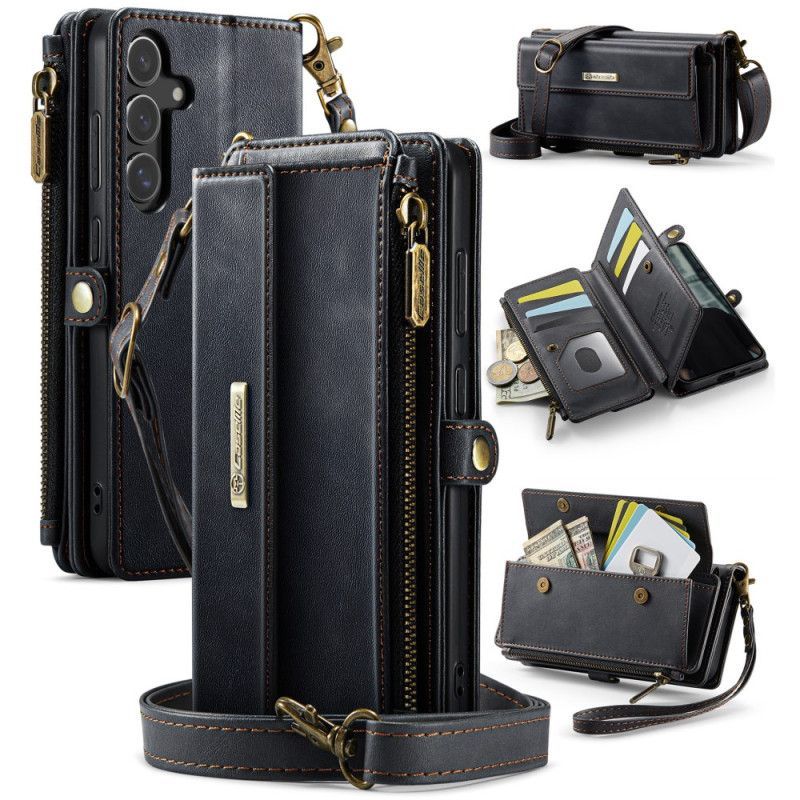 Housse Samsung Galaxy S25 5G Portefeuille RFID Complet