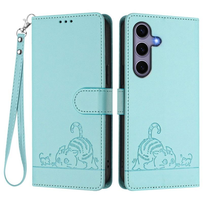 Housse Samsung Galaxy S25 5G Protection RFID Scène de Chat