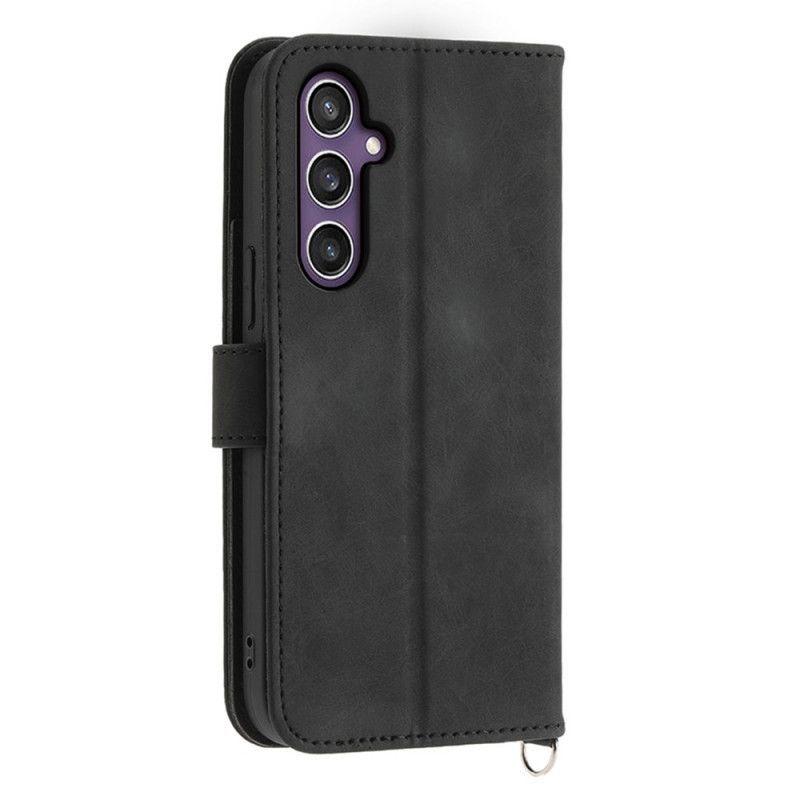 Housse Samsung Galaxy S25 Design Dentelle à Lanière