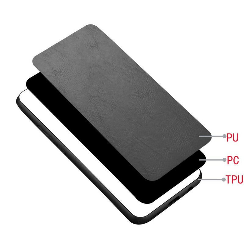 Coque Realme X50 Pro Style Cuir Coutures