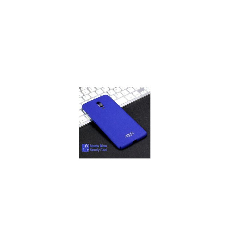 Coque OnePlus 6T IMAK avec anneau amovible - Bleu