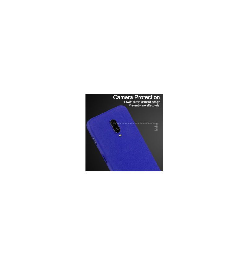 Coque OnePlus 6T IMAK avec anneau amovible - Bleu