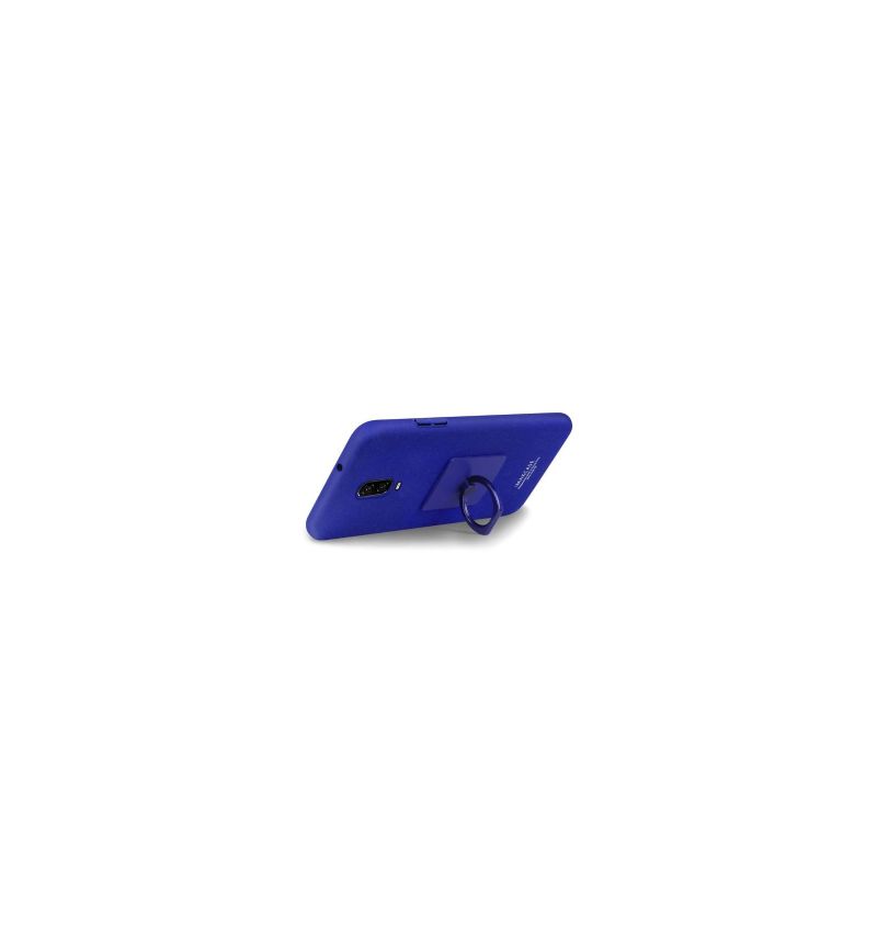Coque OnePlus 6T IMAK avec anneau amovible - Bleu