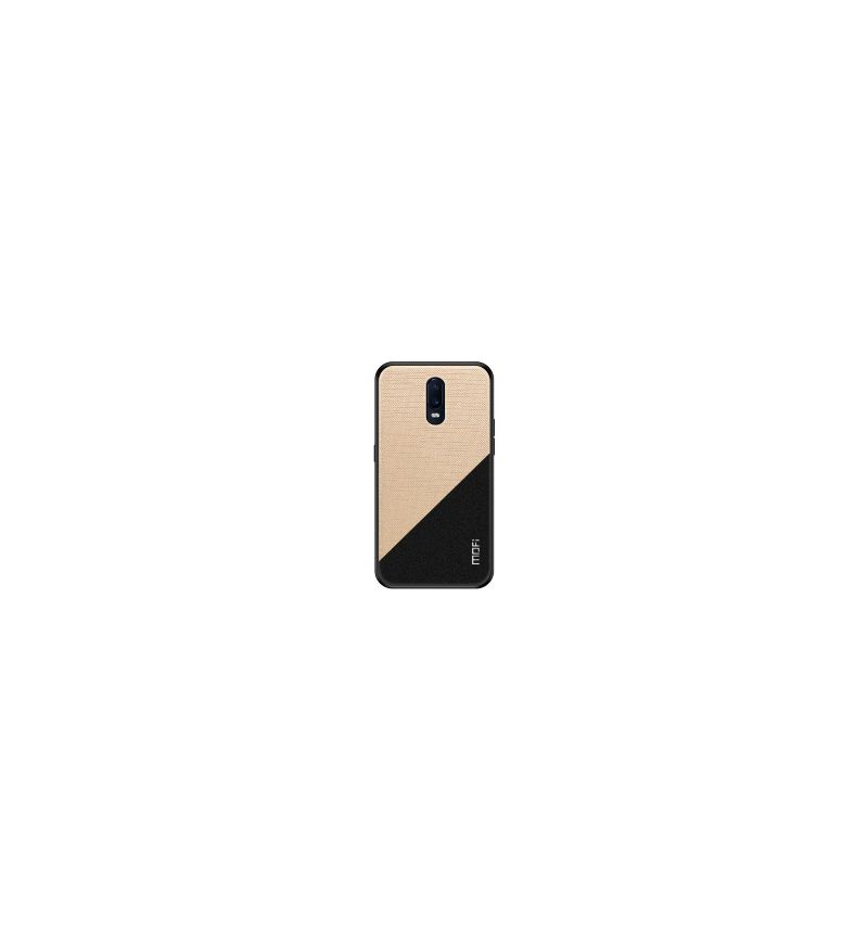 Coque OnePlus 6T revêtement texturé bicolore