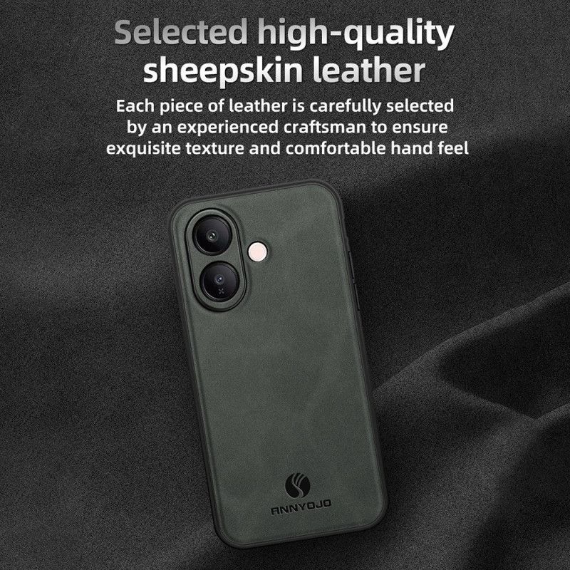 Coque Vivo V60 Lite Effet Cuir Renforcée