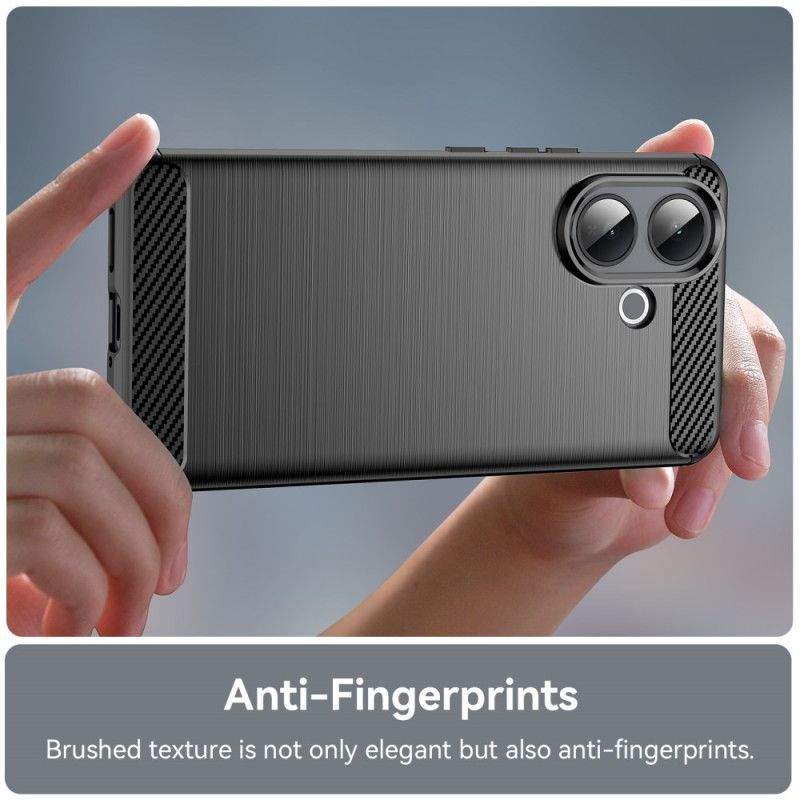 Coque Vivo V60 Lite Fibre Carbone Brossée