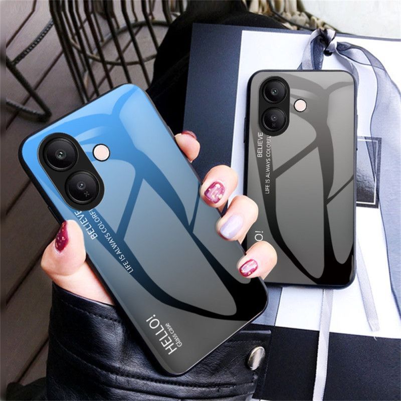 Coque Vivo V60 Lite Verre Trempé Hello