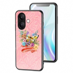 Coque Vivo V60 Lite Verre Trempé Papillons