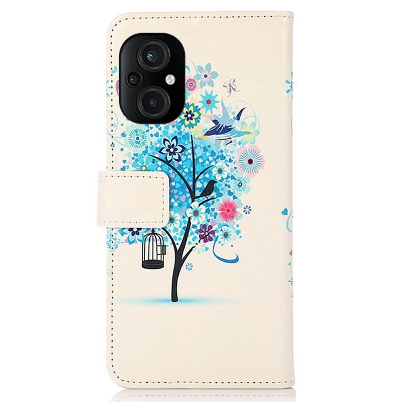 Housse Poco M4 5G Arbre Fleuri