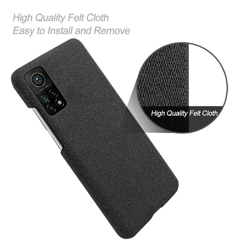 Coque Xiaomi Mi 10T / Mi 10T Pro revêtement tissu