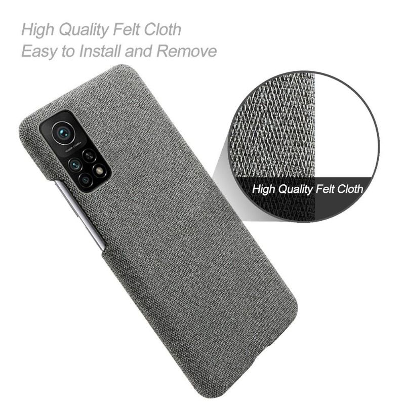 Coque Xiaomi Mi 10T / Mi 10T Pro revêtement tissu