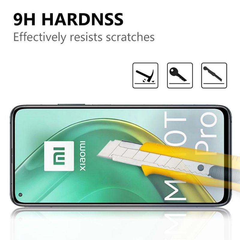 Protection d’écran Xiaomi Mi 10T Pro 5G en verre trempé full size