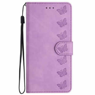 Housse iPhone 16 Plus Frise Papillons