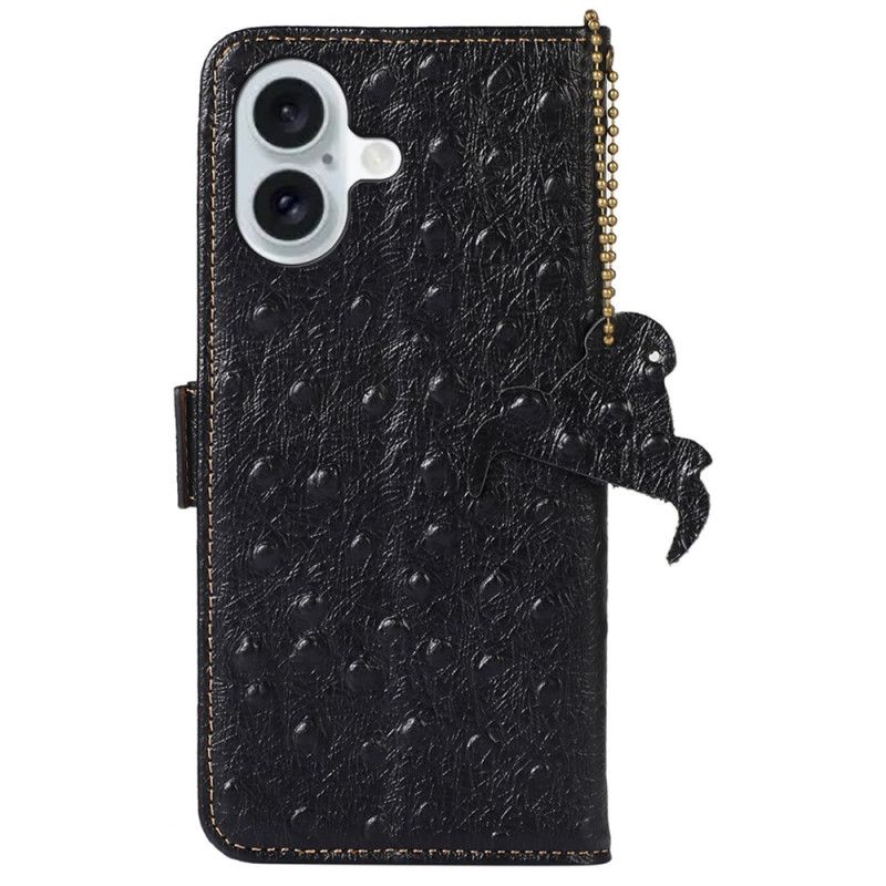 Housse iPhone 16 Plus Portefeuille Blocage RFID Classe Première