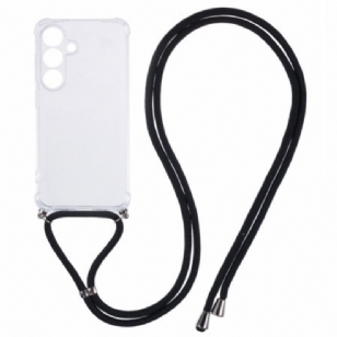 Coque à Cordon Samsung Galaxy S25 Plus 5G Transparente