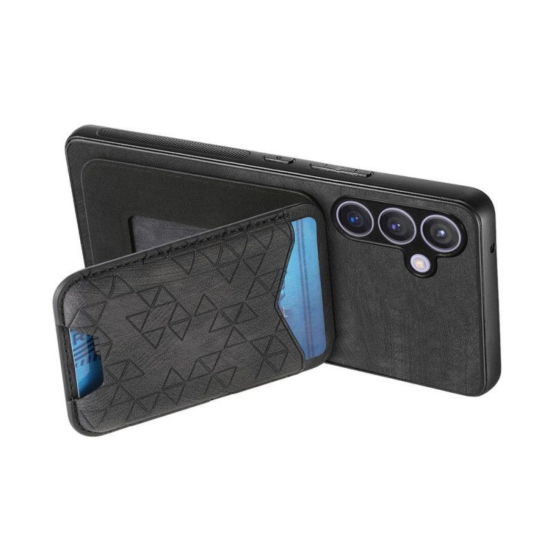 Coque Samsung Galaxy S25 Plus 5G avec Porte-Cartes et Support