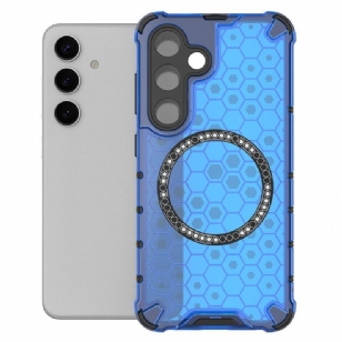 Coque Samsung Galaxy S25 Plus 5G Compatible MagSafe Nid d'Abeille