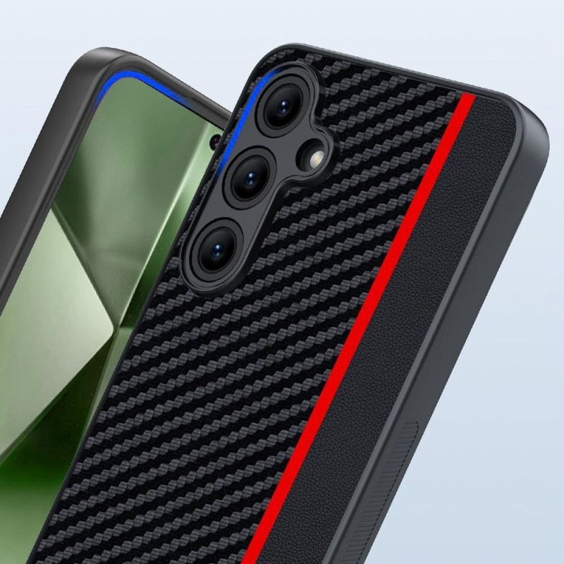 Coque Samsung Galaxy S25 Plus 5G Déclinaison Fibre Carbone
