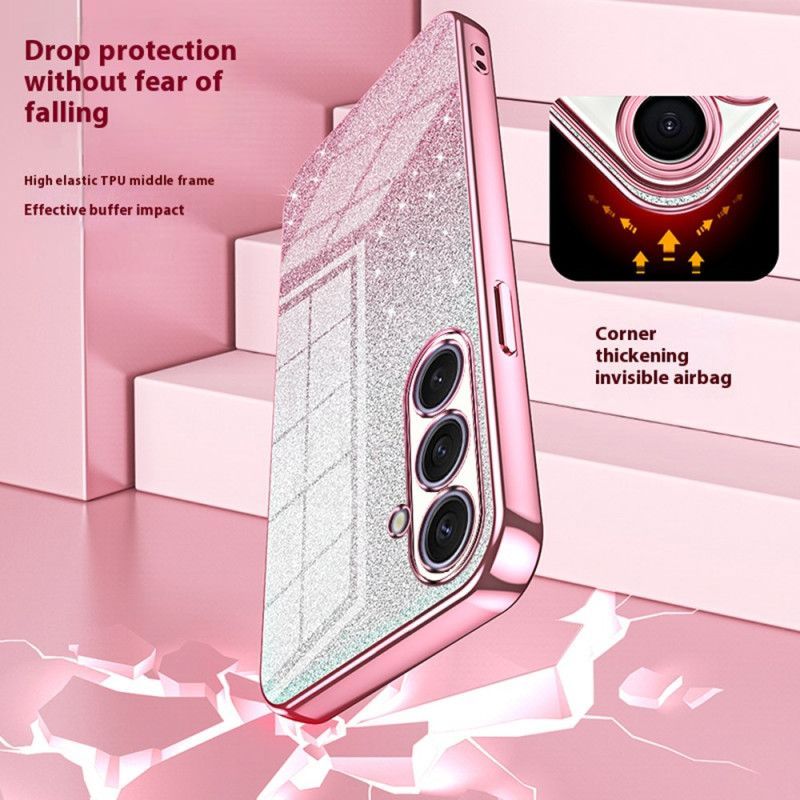 Coque Samsung Galaxy S25 Plus 5G Dos Pailleté