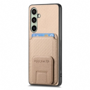 Coque Samsung Galaxy S25 Plus 5G Fibre Carbone Tout-en-Un