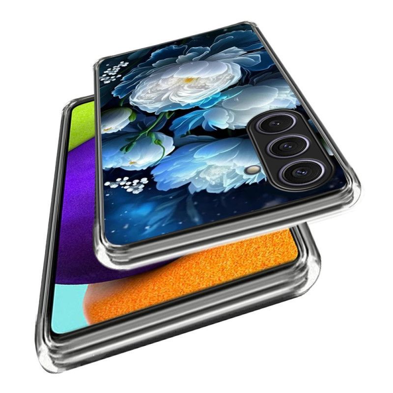 Coque Samsung Galaxy S25 Plus 5G Pivoine Blanche