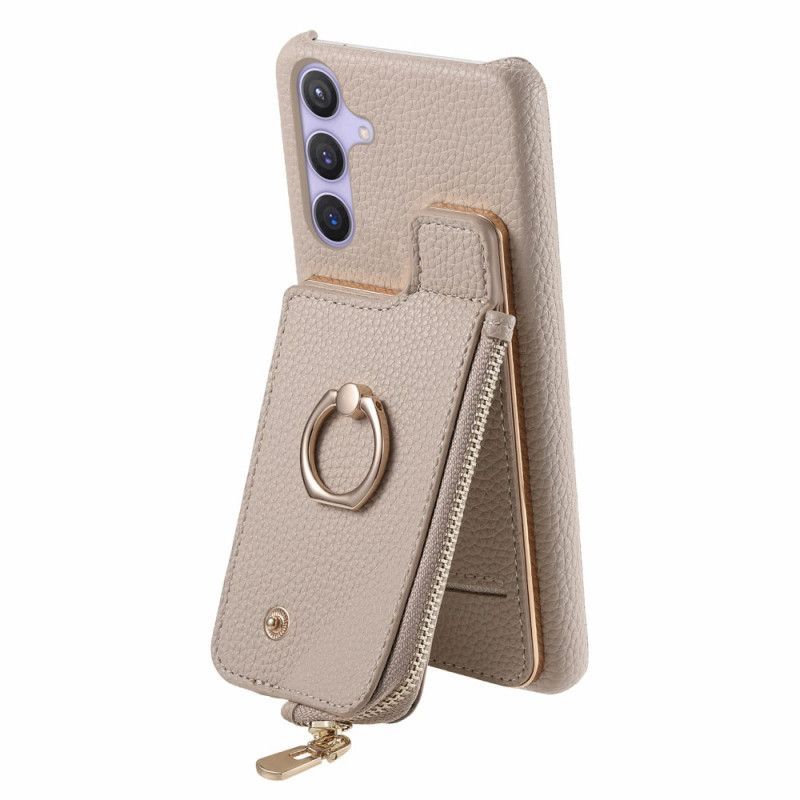 Coque Samsung Galaxy S25 Plus 5G Portefeuille avec Support Magnétique