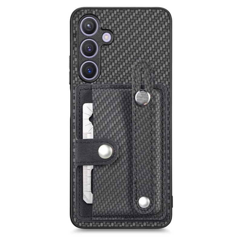 Coque Samsung Galaxy S25 Plus 5G Sangle et Porte-Cartes