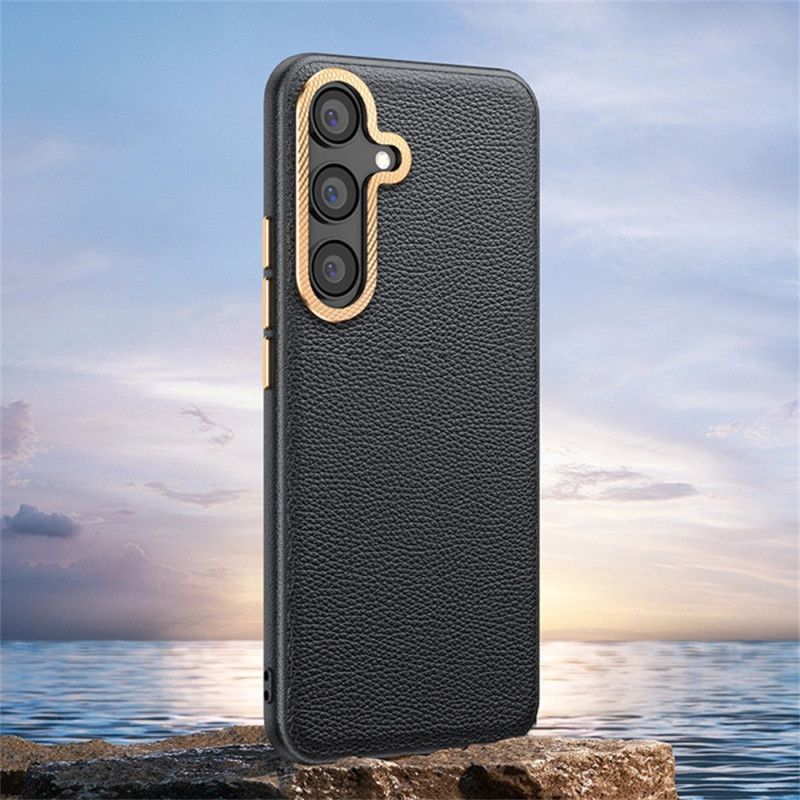 Coque Samsung Galaxy S25 Plus 5G Simili Cuir Texturé