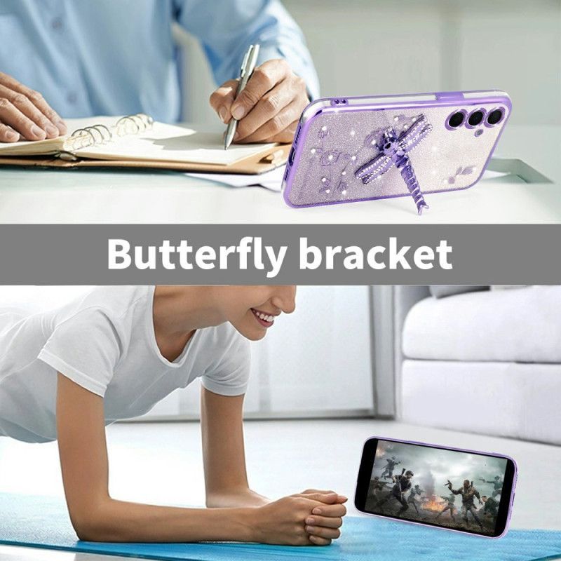 Coque Samsung Galaxy S25 Plus 5G Support Libellule KADEM