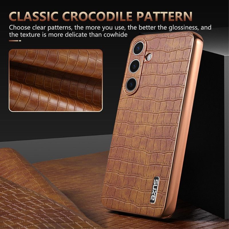 Coque Samsung Galaxy S25 Plus 5G Texture Crocodile