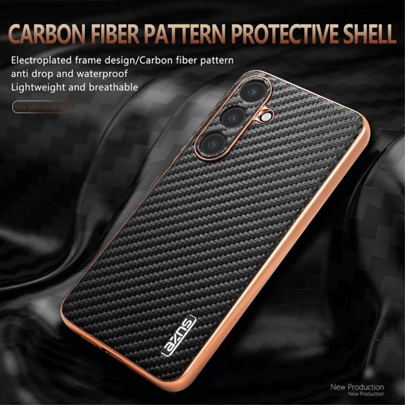 Coque Samsung Galaxy S25 Plus 5G Texture Fibre Carbone