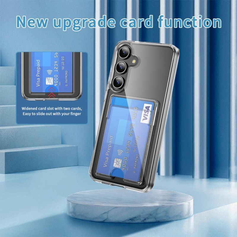 Coque Samsung Galaxy S25 Plus 5G Transparente Porte-Cartes