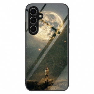 Coque Samsung Galaxy S25 Plus 5G Verre Trempé Homme à La Lune
