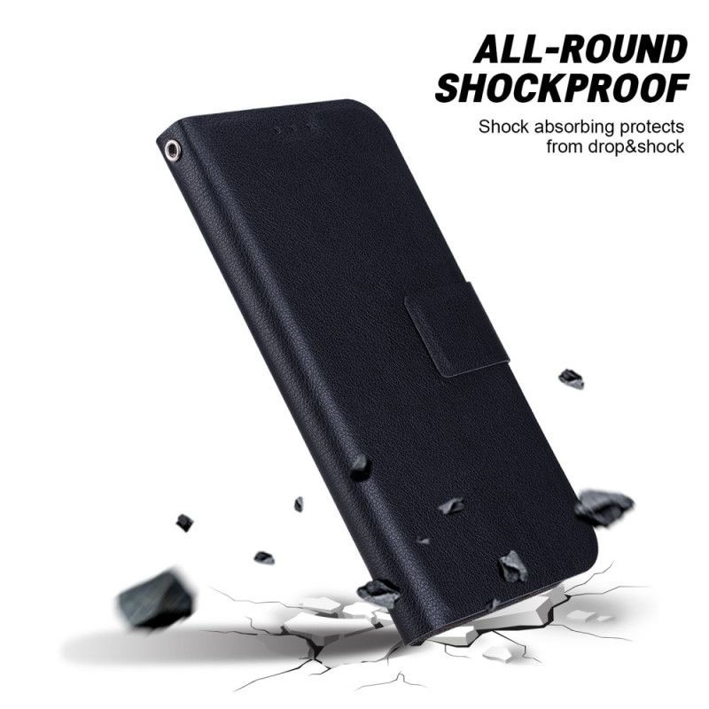 Housse Samsung Galaxy S25 Plus 5G Effet Cuir Uni à Lanière