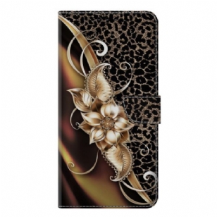 Housse Samsung Galaxy S25 Plus 5G Fleurs Métalliques