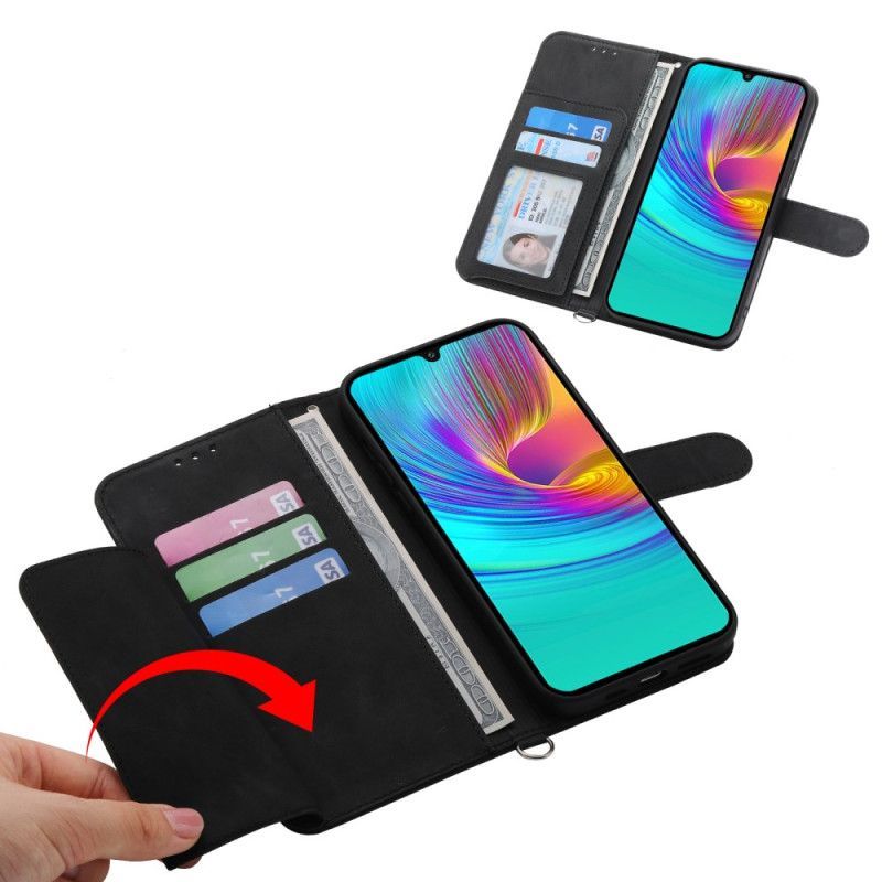 Housse Samsung Galaxy S25 Plus 5G Motif Floral et Sangles