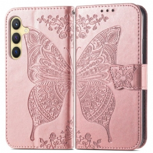 Housse Samsung Galaxy S25 Plus 5G Papillon Dentelle