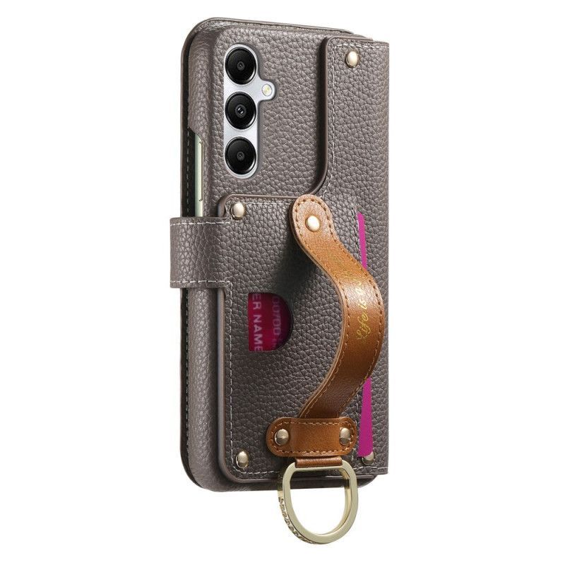 Housse Samsung Galaxy S25 Plus 5G Portefeuille avec Fermeture Éclair