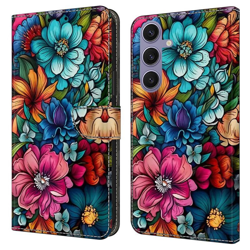 Housse Samsung Galaxy S25 Plus Fleurs Colorées