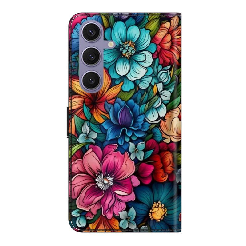 Housse Samsung Galaxy S25 Plus Fleurs Colorées