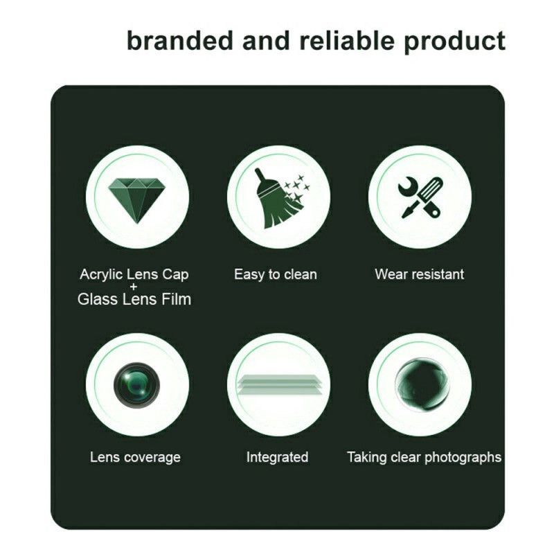 Lentille de Protection en Verre Trempé pour Samsung Galaxy S25 Plus 5G (version noire)